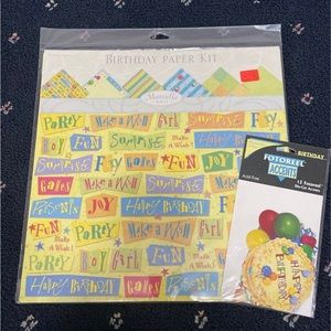 Birthday Scrapbooking Kit